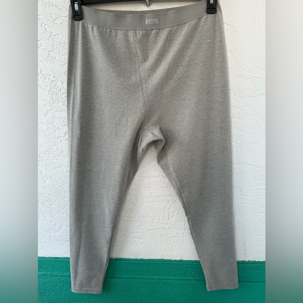 Skims Leggings Heather Gray 3X High Waisted Elastic Waist NWT